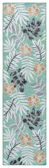Safavieh Cabana 2'-0" x 8'-0" Rug in Blue Green / Grey