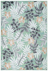 Safavieh Cabana 4'-0" x 6'-0" Rug in Blue Green / Grey