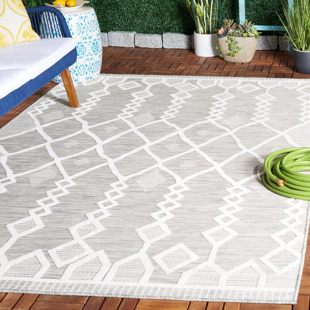 Safavieh Cabana Cbn412F Grey/Ivory Rug.