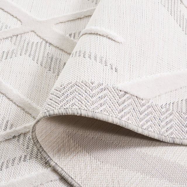 Safavieh Cabana Cbn416F Ivory/Grey Rug.