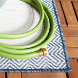 Safavieh Cabana Cbn416N Ivory/Navy Rug.