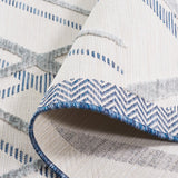 Safavieh Cabana Cbn416N Ivory/Navy Rug.