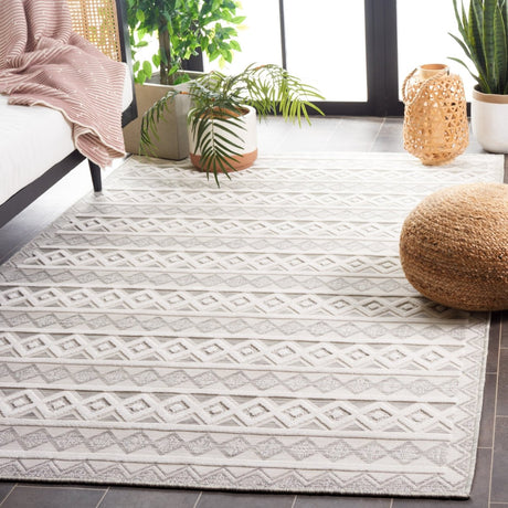 Safavieh Cabana Cbn418F Grey/Ivory Rug.