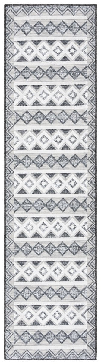 Safavieh Cabana Cbn418Z Black/Grey Ivory Rug.