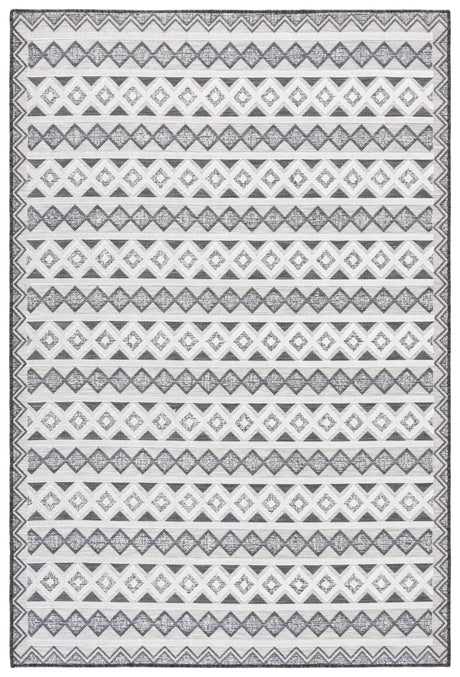 Safavieh Cabana Cbn418Z Black/Grey Ivory Rug.