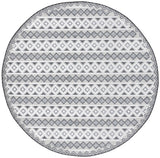 Safavieh Cabana Cbn418Z Black/Grey Ivory Rug.