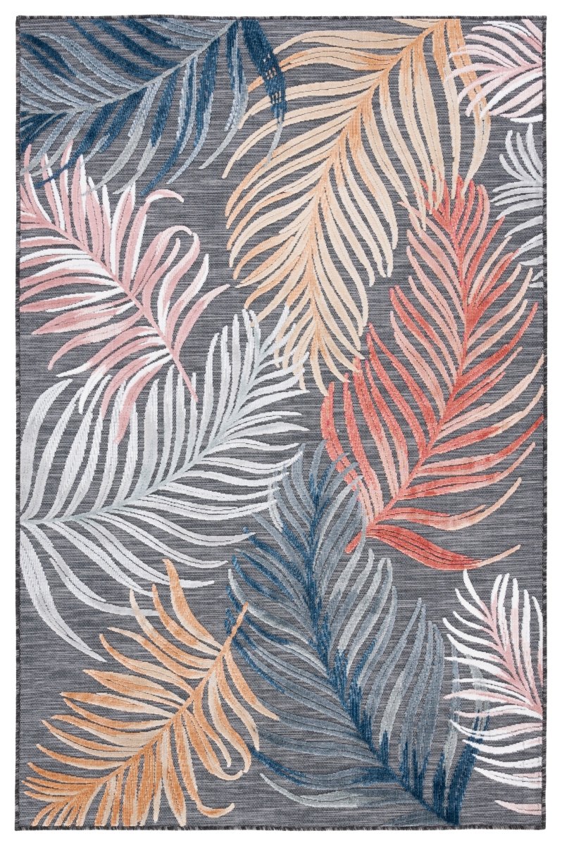 Safavieh Cabana Cbn445H Black/Rust Rug.
