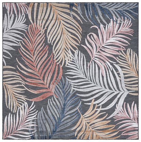 Safavieh Cabana Cbn445H Black/Rust Rug.