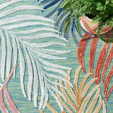 Safavieh Cabana Cbn445Y Green/Rust Rug.