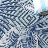 Safavieh Cabana Cbn447K Aqua/Navy Rug.
