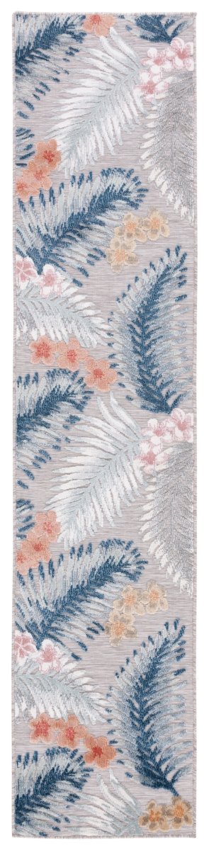 Safavieh Cabana Cbn451F Grey/Navy Rug.