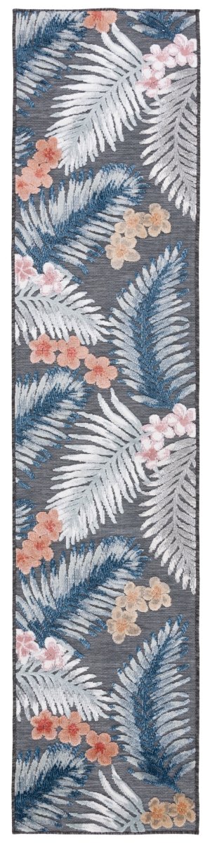 Safavieh Cabana Cbn451H Black/Rust Rug.