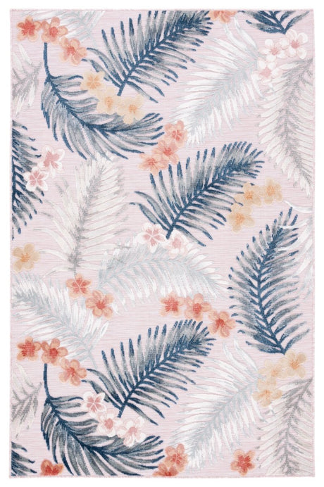 Safavieh Cabana Cbn451U Pink/Grey Rug.
