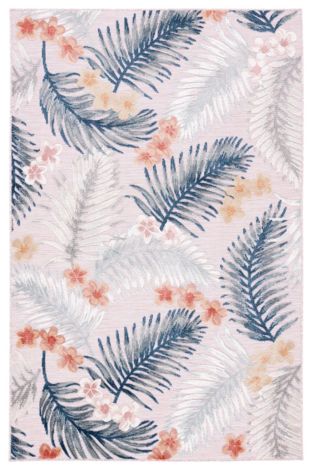 Safavieh Cabana Cbn451U Pink/Grey Rug.