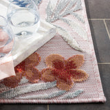 Safavieh Cabana Cbn451U Pink/Grey Rug.