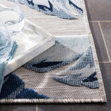 Safavieh Cabana Cbn452F Grey/Navy Rug.