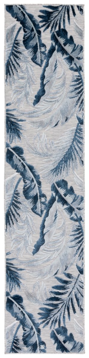 Safavieh Cabana Cbn452N Grey/Navy Rug.