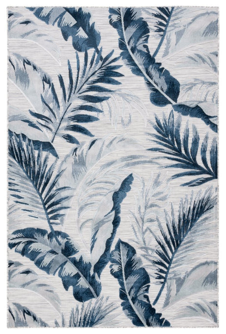 Safavieh Cabana Cbn452N Grey/Navy Rug.