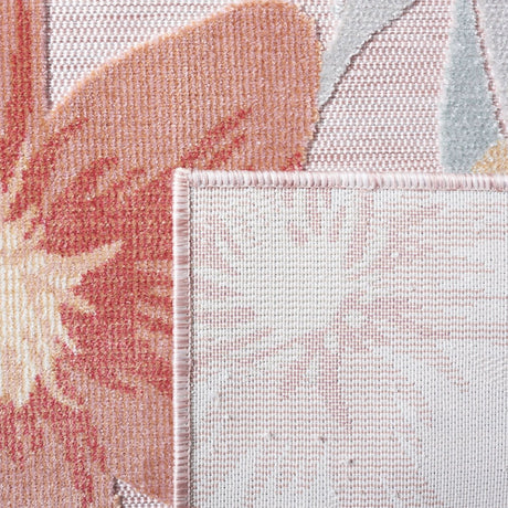 Safavieh Cabana Cbn454F Pink/Grey Rug.