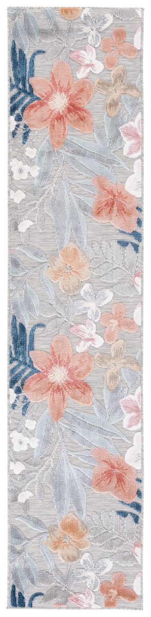 Safavieh Cabana Cbn454G Grey/Rust Rug.