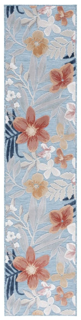 Safavieh Cabana Cbn454J Aqua/Rust Rug.