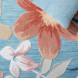 Safavieh Cabana Cbn454J Aqua/Rust Rug.