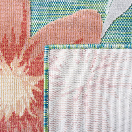 Safavieh Cabana Cbn454Y Green/Rust Rug.