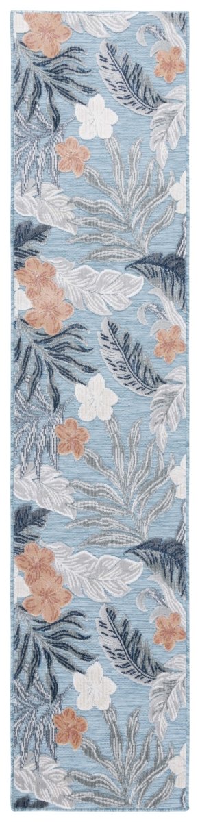 Safavieh Cabana Cbn456M Blue/Grey Rug.