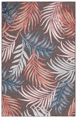Safavieh Cabana Cbn458T Brown/Blue Rug.