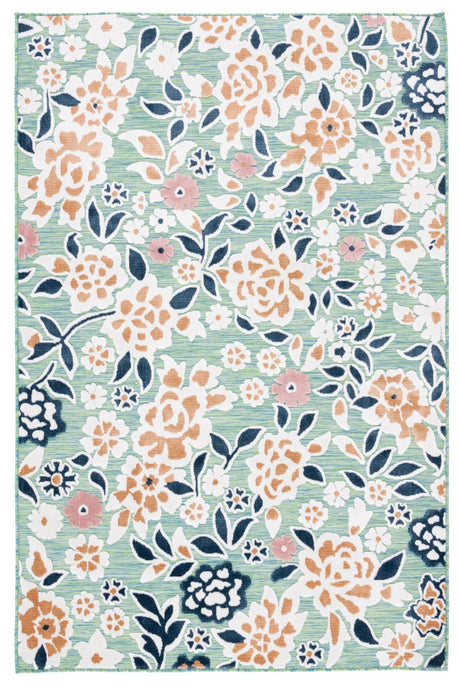 Safavieh Cabana Cbn485N Green/Navy Rug - Safavieh - cbn485n - 4