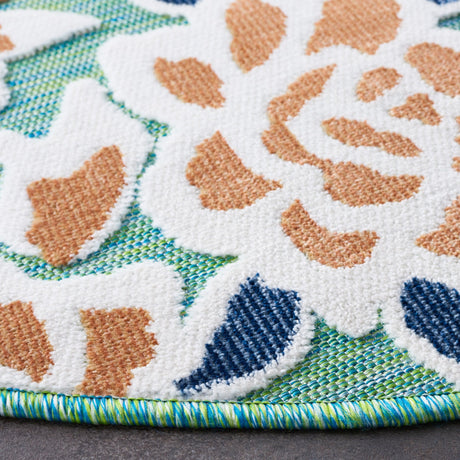 Safavieh Cabana Cbn485N Green/Navy Rug - Safavieh - cbn485n - 4