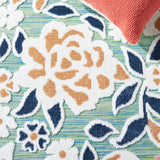 Safavieh Cabana Cbn485N Green/Navy Rug - Safavieh - cbn485n - 7r