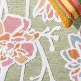 Safavieh Cabana Cbn486Y Green/Pink Rug - Safavieh - cbn486y - 7r