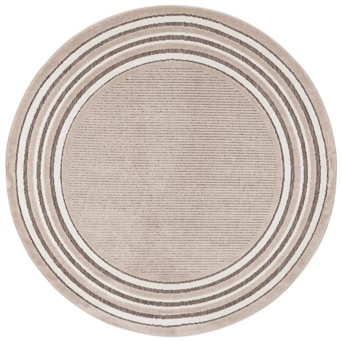 Safavieh Cabana 6'-7" x 6'-7" Rug in Beige / Ivory