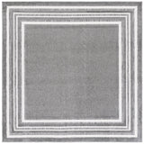 Safavieh Cabana 6'-7" x 6'-7" Rug in Grey / Ivory