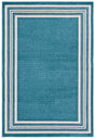 Safavieh Cabana 4'-0" x 6'-0" Rug in Turquoise / Ivory