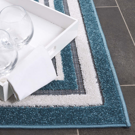 Safavieh Cabana Cbn634K Turquoise/Ivory Rug - Safavieh - cbn634k - 28