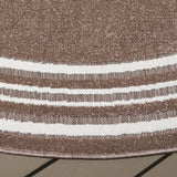 Safavieh Cabana 6'-7" x 6'-7" Rug in Brown / Ivory