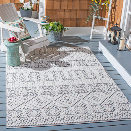 Safavieh Cabana Cbn654A Ivory/Grey Rug - Safavieh - cbn654a - 4