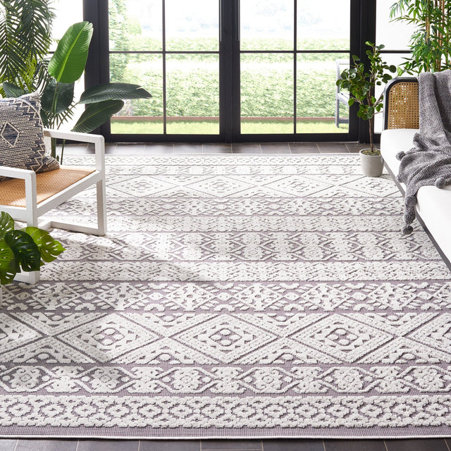 Safavieh Cabana Cbn654A Ivory/Grey Rug - Safavieh - cbn654a - 7r