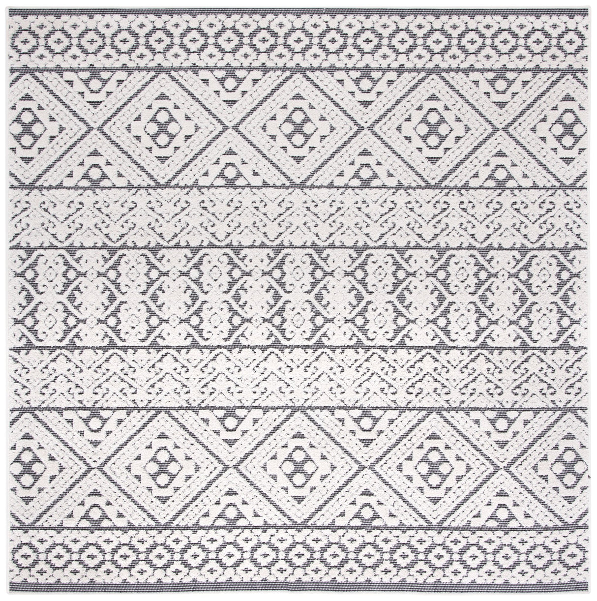 Safavieh Cabana Cbn654A Ivory/Grey Rug - Safavieh - cbn654a - 7sq