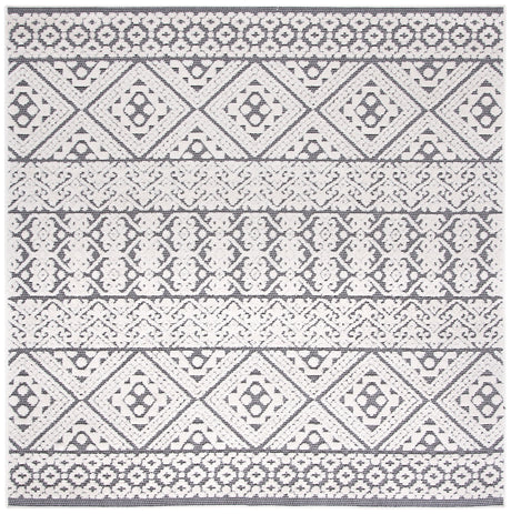 Safavieh Cabana Cbn654A Ivory/Grey Rug - Safavieh - cbn654a - 7sq