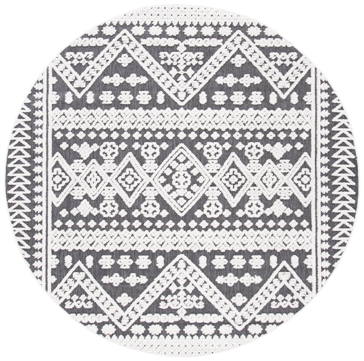 Safavieh Cabana Cbn658A Ivory/Grey Rug - Safavieh - cbn658a - 25
