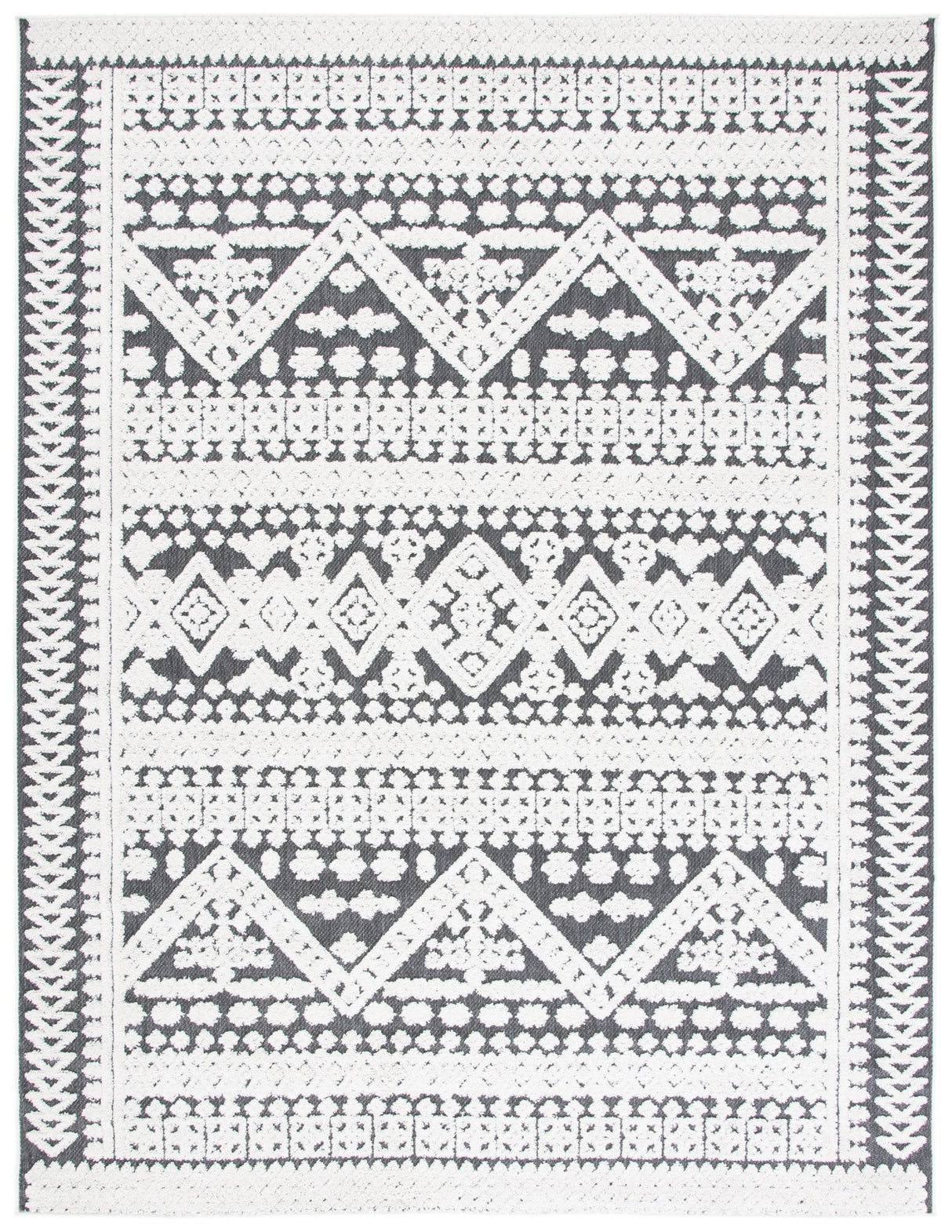 Safavieh Cabana Cbn658A Ivory/Grey Rug - Safavieh - cbn658a - 3