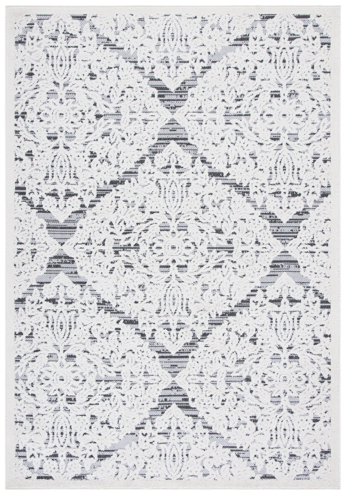 Safavieh Cabana Cbn660A Ivory/Grey Rug - Safavieh - cbn660a - 3