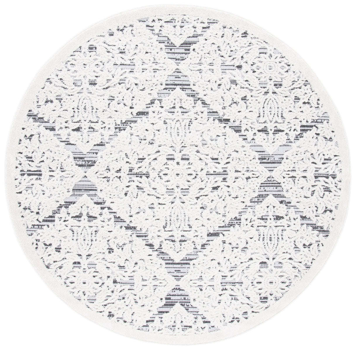 Safavieh Cabana Cbn660A Ivory/Grey Rug - Safavieh - cbn660a - 7r