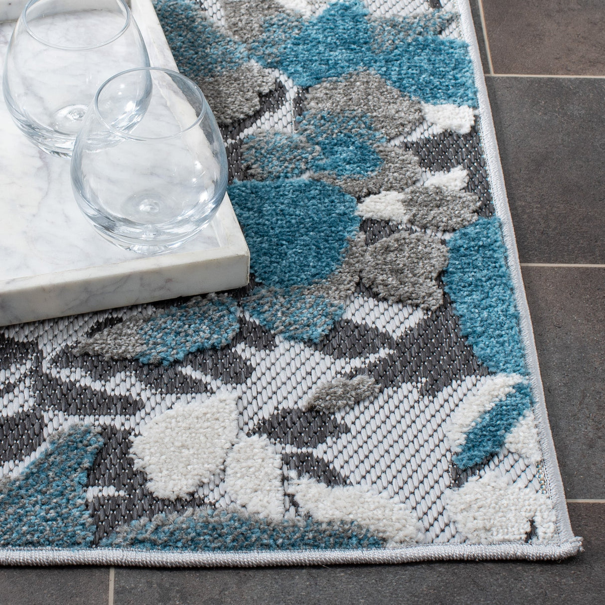 Safavieh Cabana Cbn674B Beige/Blue Rug - Safavieh - cbn674b - 29