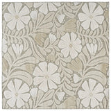 Safavieh Cabana 6'-7" x 6'-7" Rug in Green / Ivory
