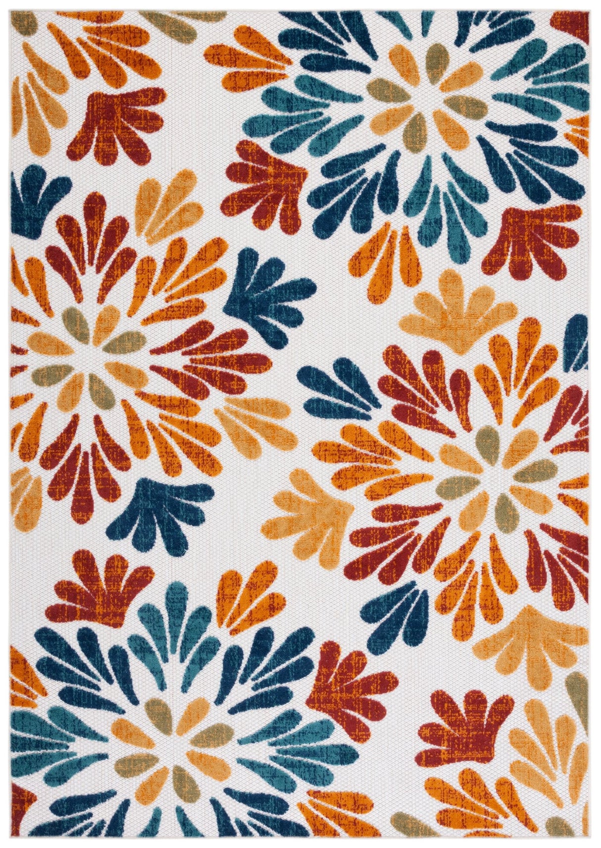 Safavieh Cabana Cbn800A Creme/Red Rug - Safavieh - cbn800a - 3