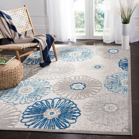 Safavieh Cabana Cbn801F Grey/Blue Rug - Safavieh - cbn801f - 4